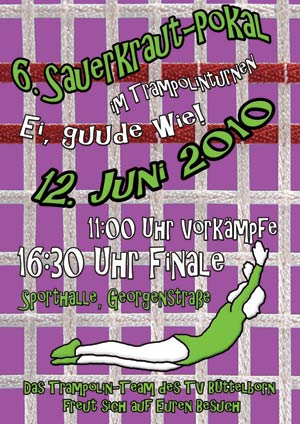 Sauerkraut-Pokal Plakat 2010